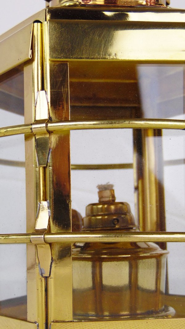Clipperlampe mit Öl -  32 cm