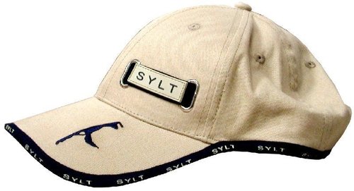 Baseball Cap in beige mit gesticktem SYLT-Logo