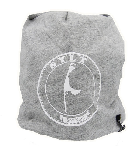 KULTmütze - Schlappmütze in grau mit SYLT-Logo - hochwertig verarbeitet