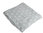 Wohndecke / Schlafdecke / Kuscheldecke grau mit weissen Anker 150x200cm