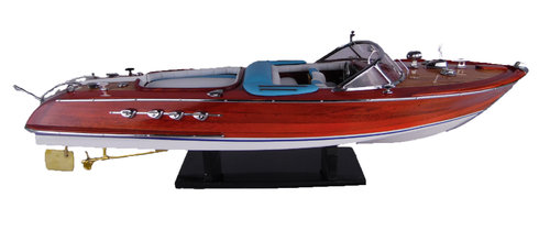 Modellschiff Nachbau an die bekannten ital. Sport - Boote 86cm