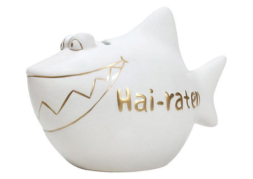 Spar-Hai als Spardose/Büchse ┼ witzige Geschenk-Idee Hai-raten