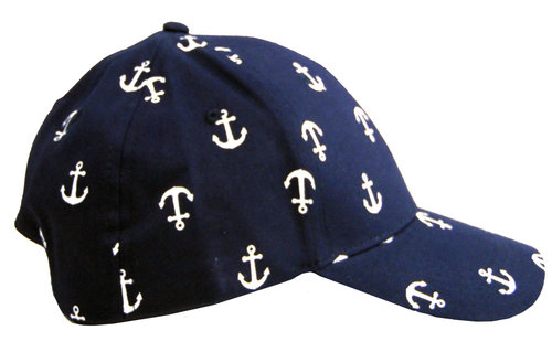 Baseball Cap ┼ Capy ┼ hochwertig verarbeitet ┼  Anker- blau