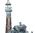 Wunderschöne große XXL Wetterfahne Motiv "Leuchtturm" 91 cm