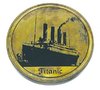 Kompass der Titanic Messing, schwere Qualität, 8,5cm