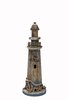 Holz Leuchtturm mit Anker und Tau in Shabby Look 27cm