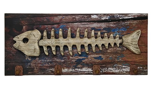 maritime Holz Serie Shabby ┼ Holz Gaderobe Fischgräten ┼ Deko