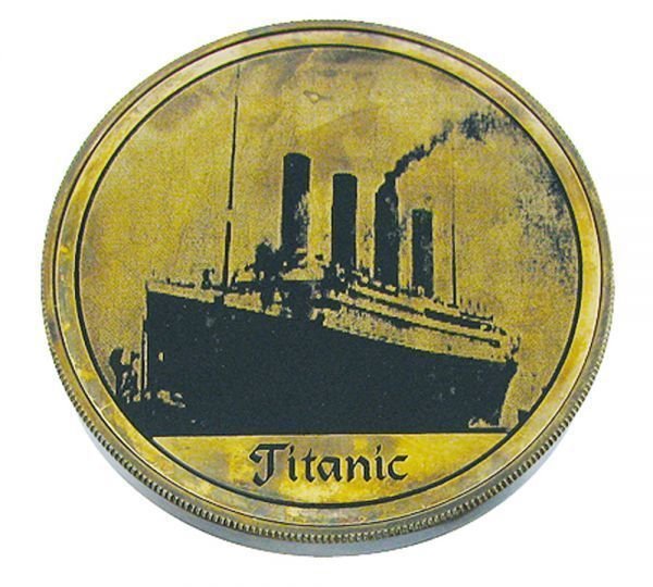 Kompass der Titanic Messing, schwere Qualität, 8,5cm