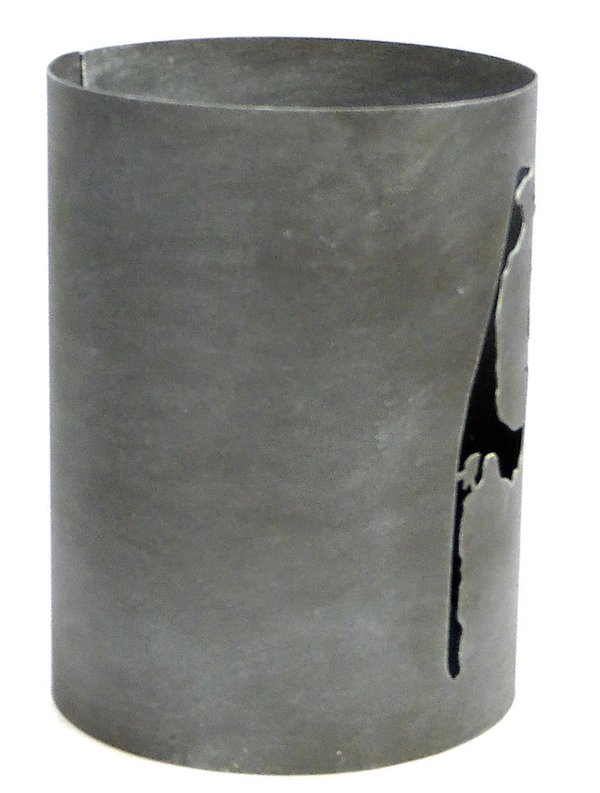 Feuertonne Metall SYLT┼ Pulverbeschichtet ┼ 20cm Höhe